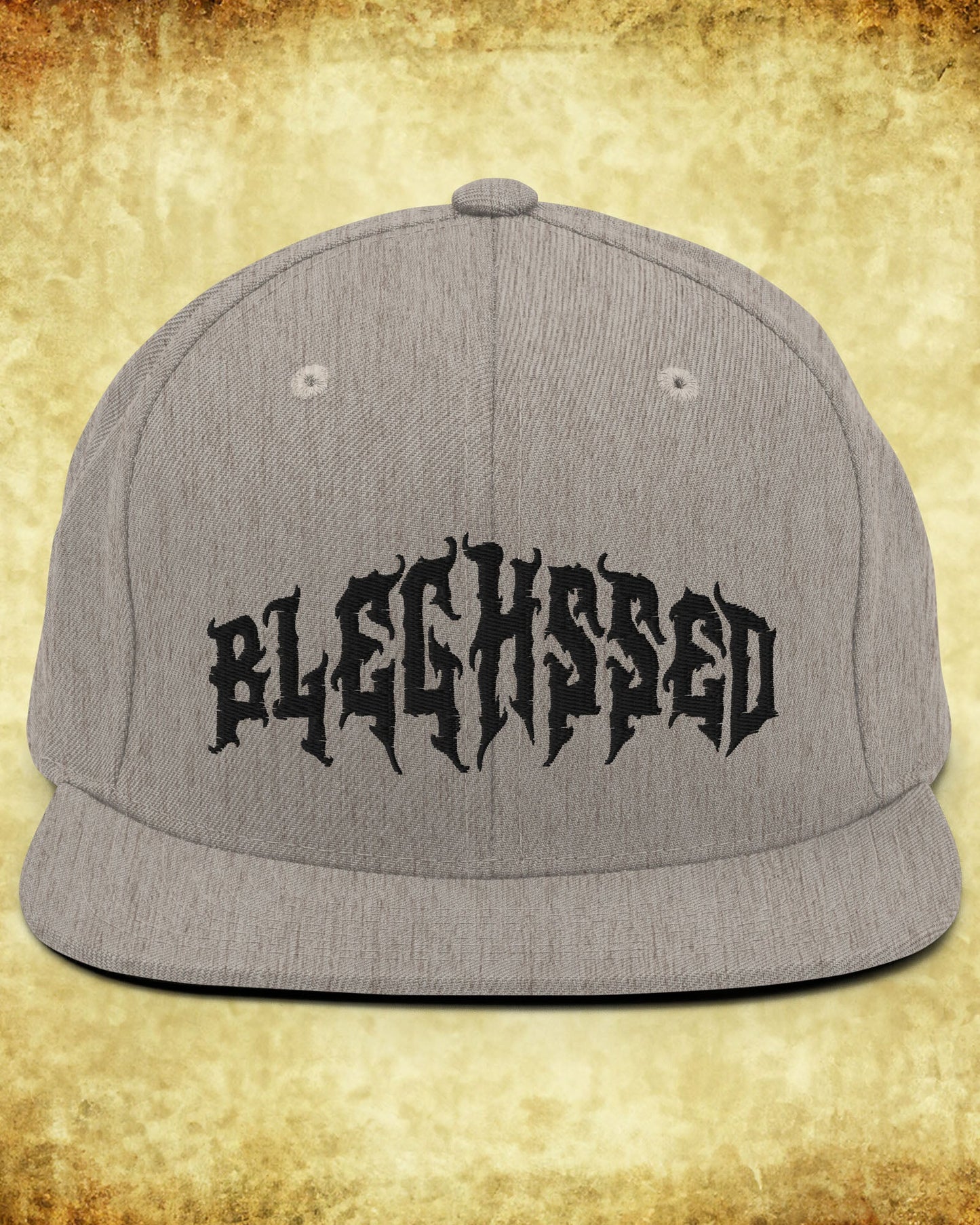 Bleghssed Heather Snapback Hat