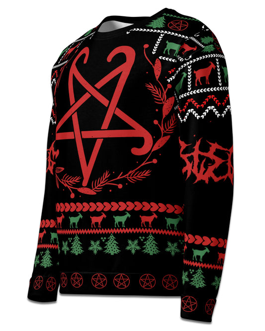 Hail Santa Ugly Christmas Sweater