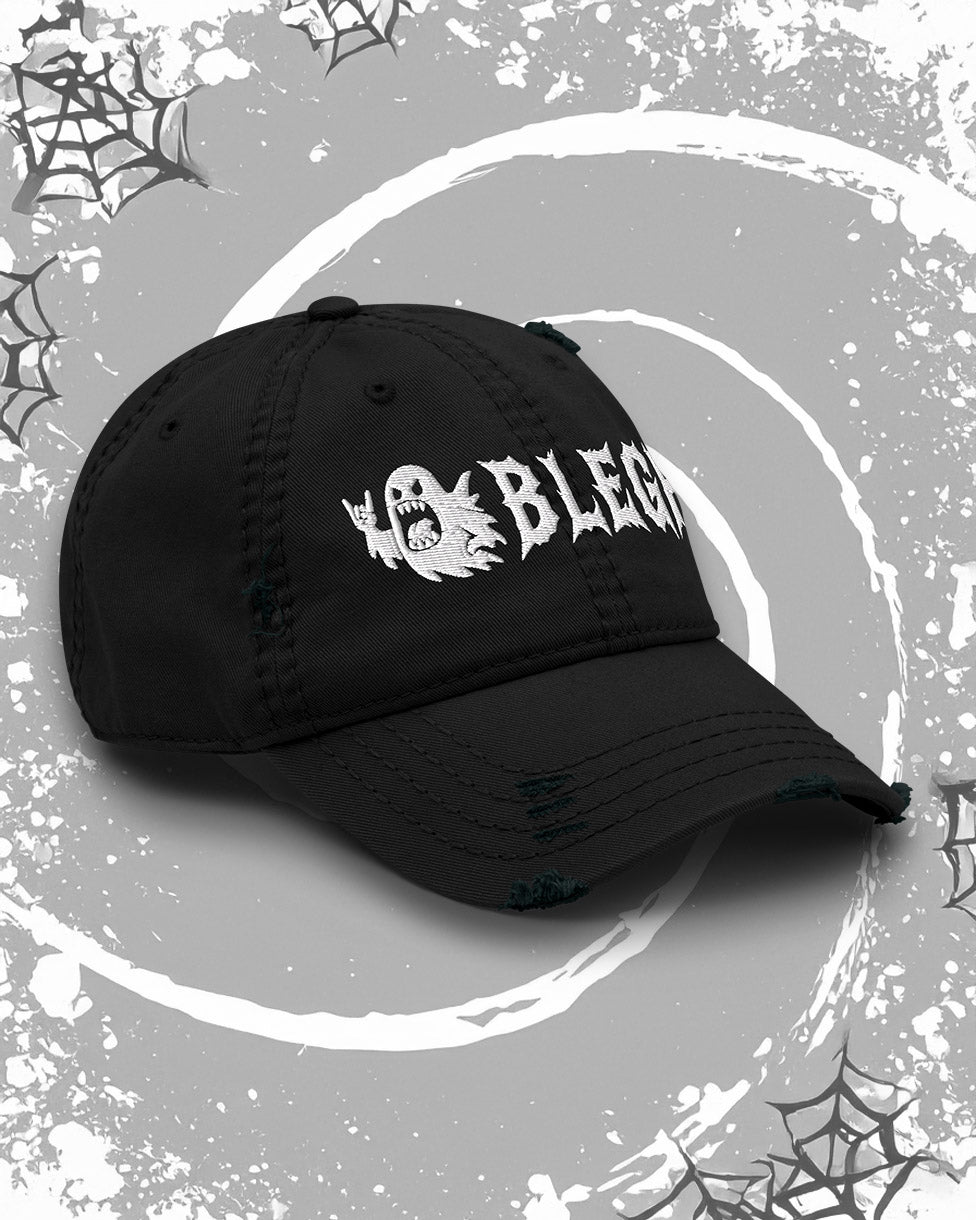BOO BLEGH Distressed Dad Hat