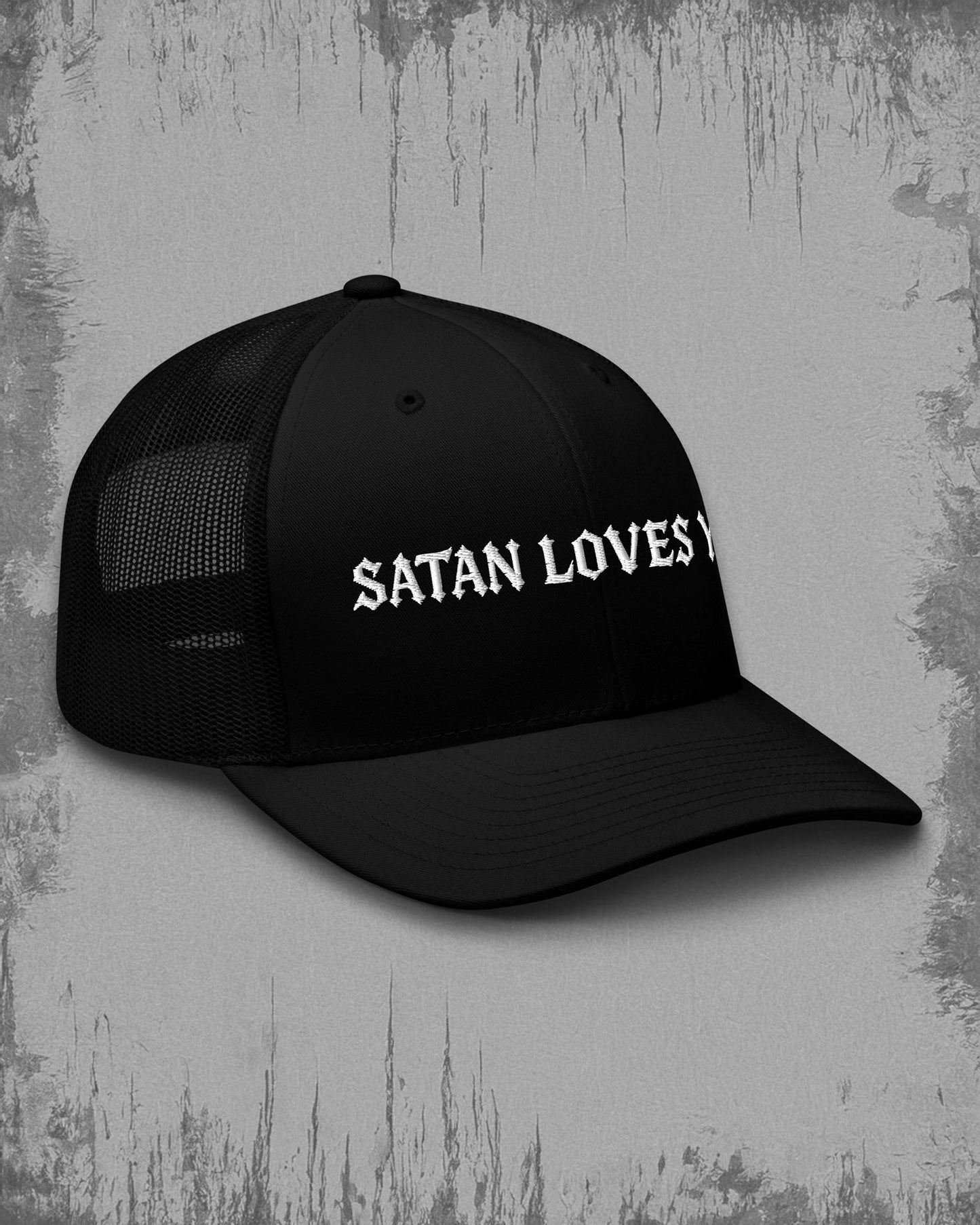 SATAN LOVES YOU Trucker Hat