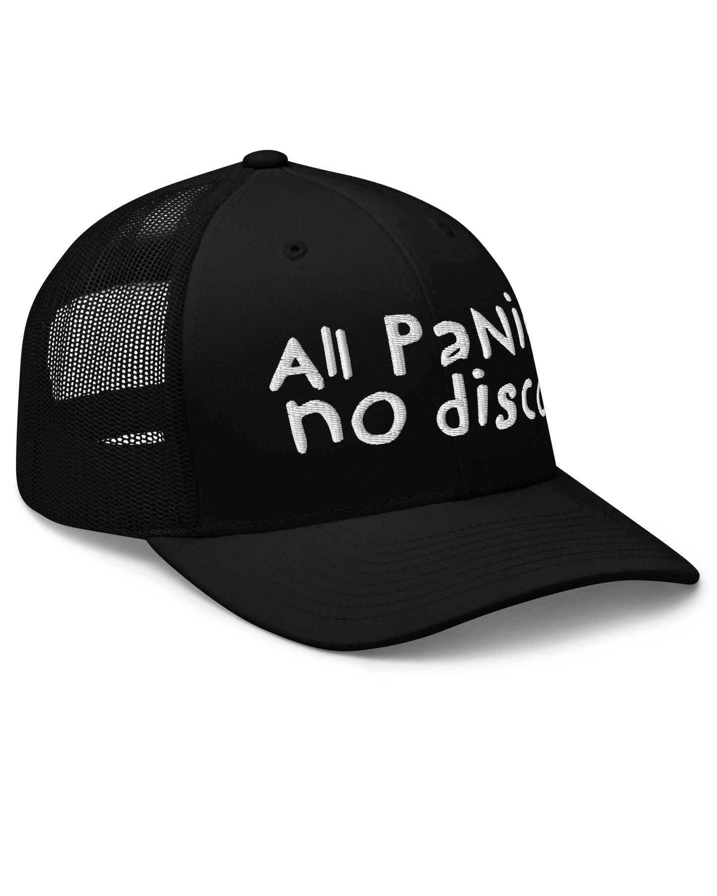 All PaNiC no disco Trucker Cap