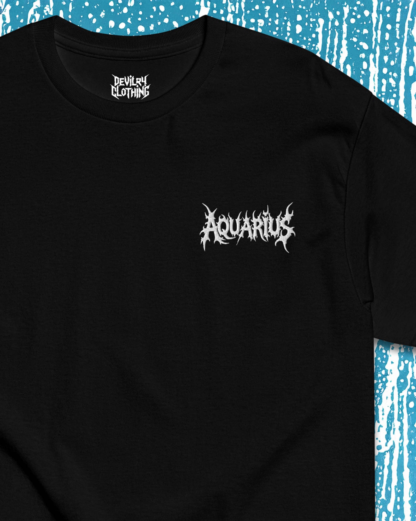 AQUARIUS Embroidered T-Shirt
