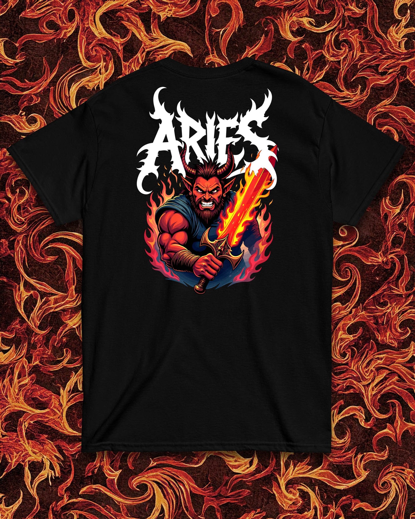 ARIES Embroidered T-Shirt