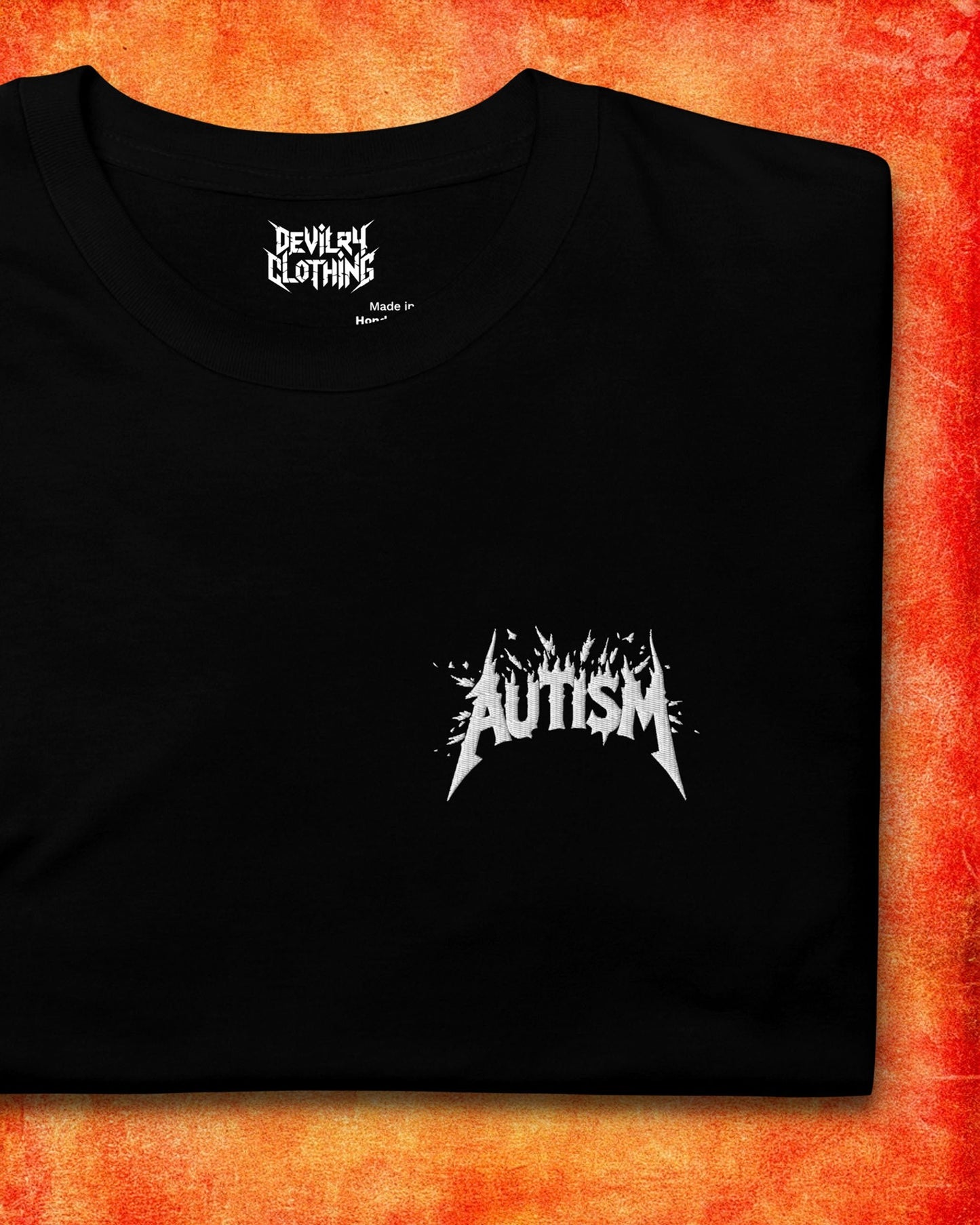 AUTISM – Embroidered T-Shirt
