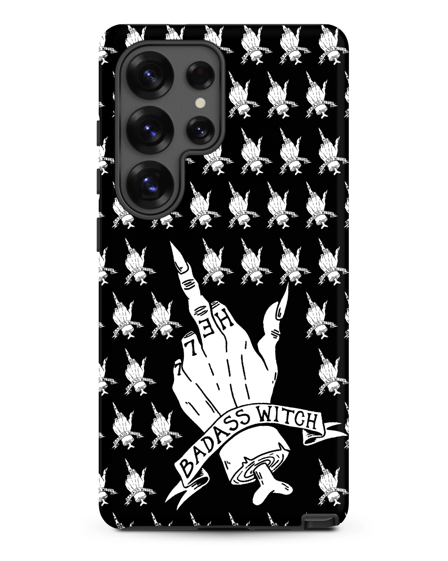 Badass Witch Samsung Case | Gothic Middle Finger Phone Cover Devilry Clothing Badass Witch Samsung Case | Gothic Middle Finger Phone Cover Devilry Clothing