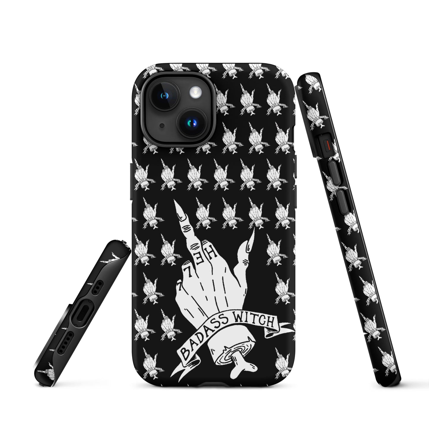 Badass Witch – Middle Finger Gothic Witch iPhone Case