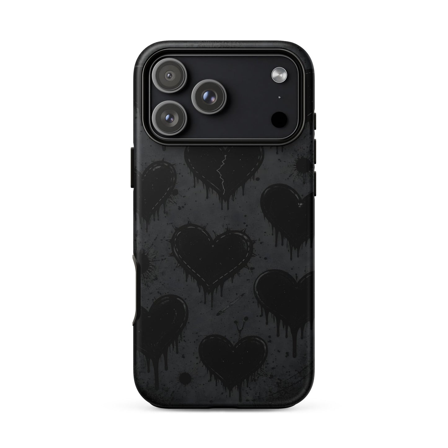 BLACKHEART STATIC iPhone Tough Case