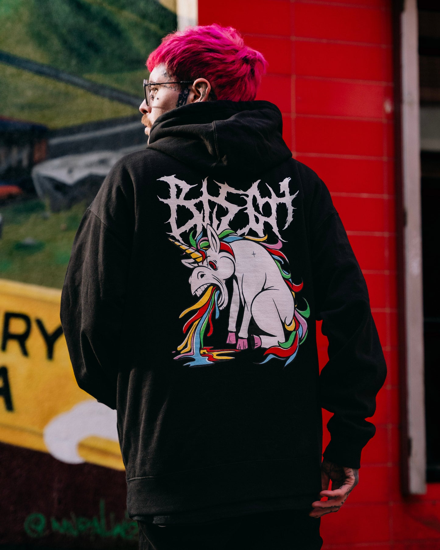 Blegh Unicorn Vomit Hoodie/T-Shirt