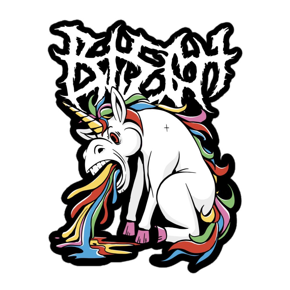 BLEGH Unicorn Vomit Sticker