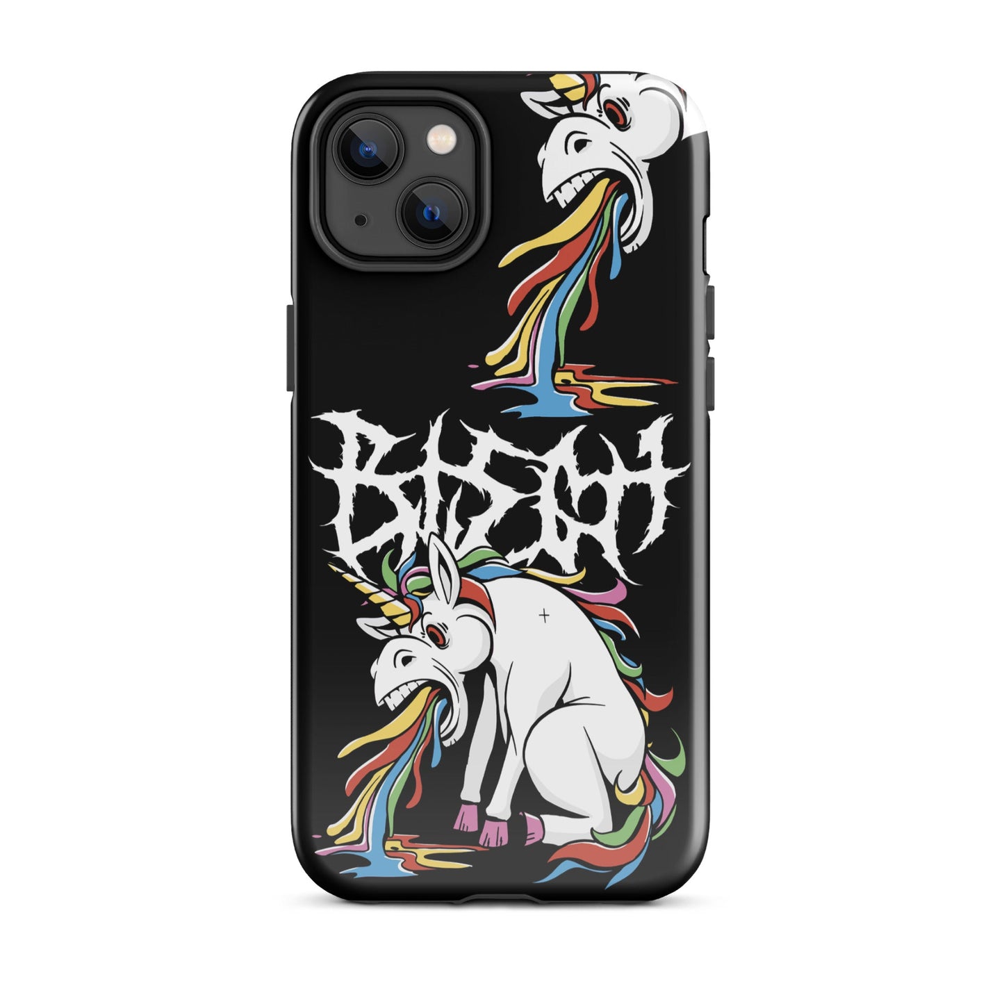 BLEGH Unicorn Vomit Tough iPhone Case