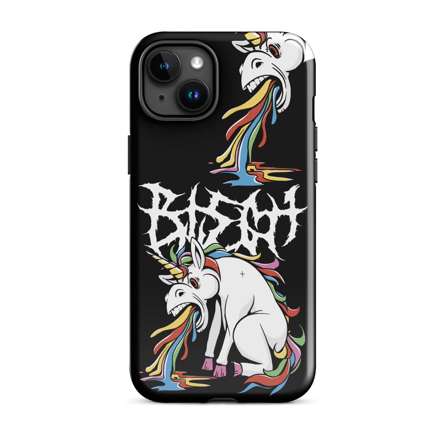 BLEGH Unicorn Vomit Tough iPhone Case