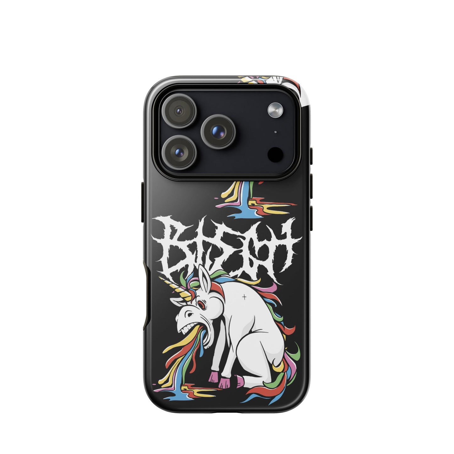 BLEGH Unicorn Vomit Tough iPhone Case