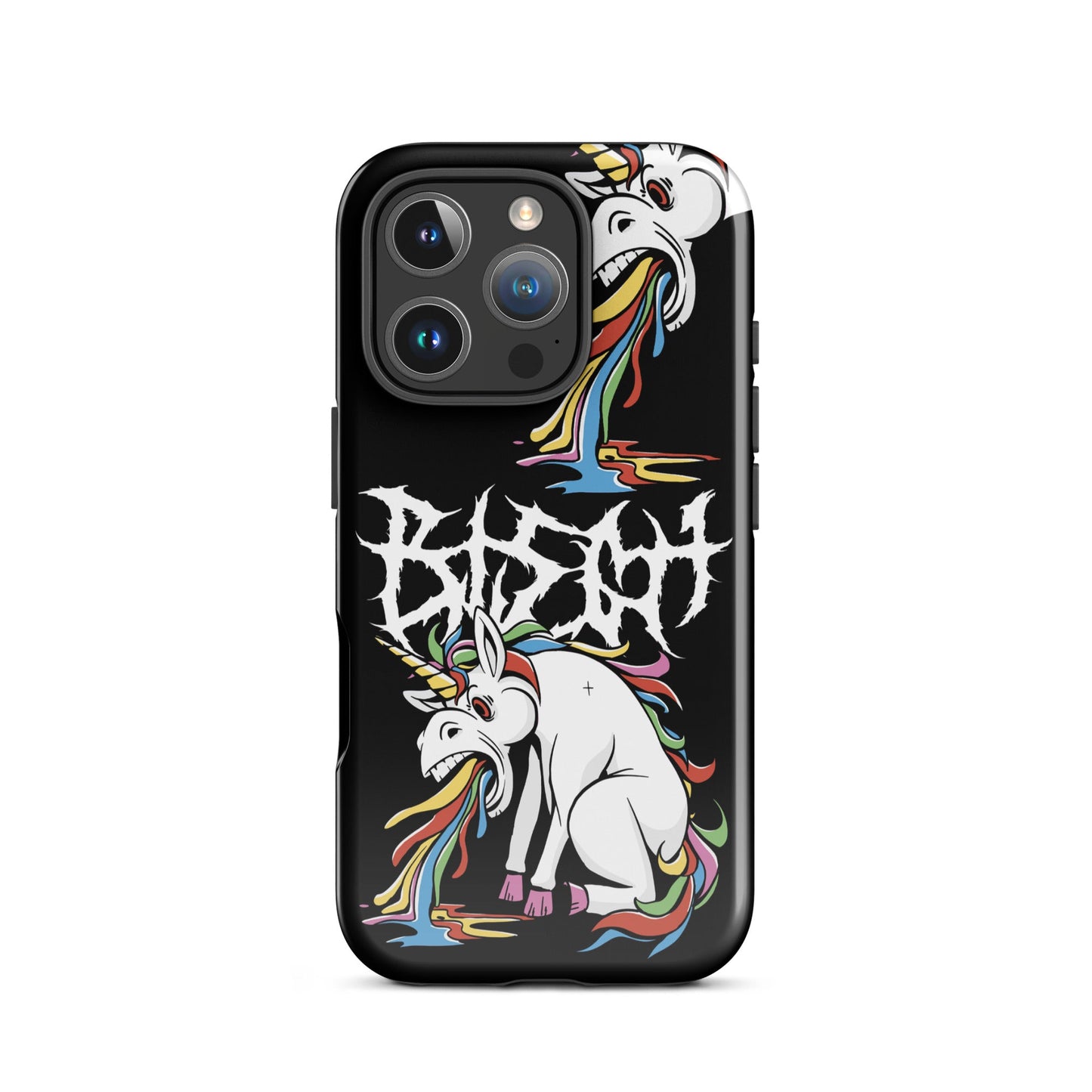 BLEGH Unicorn Vomit Tough iPhone Case