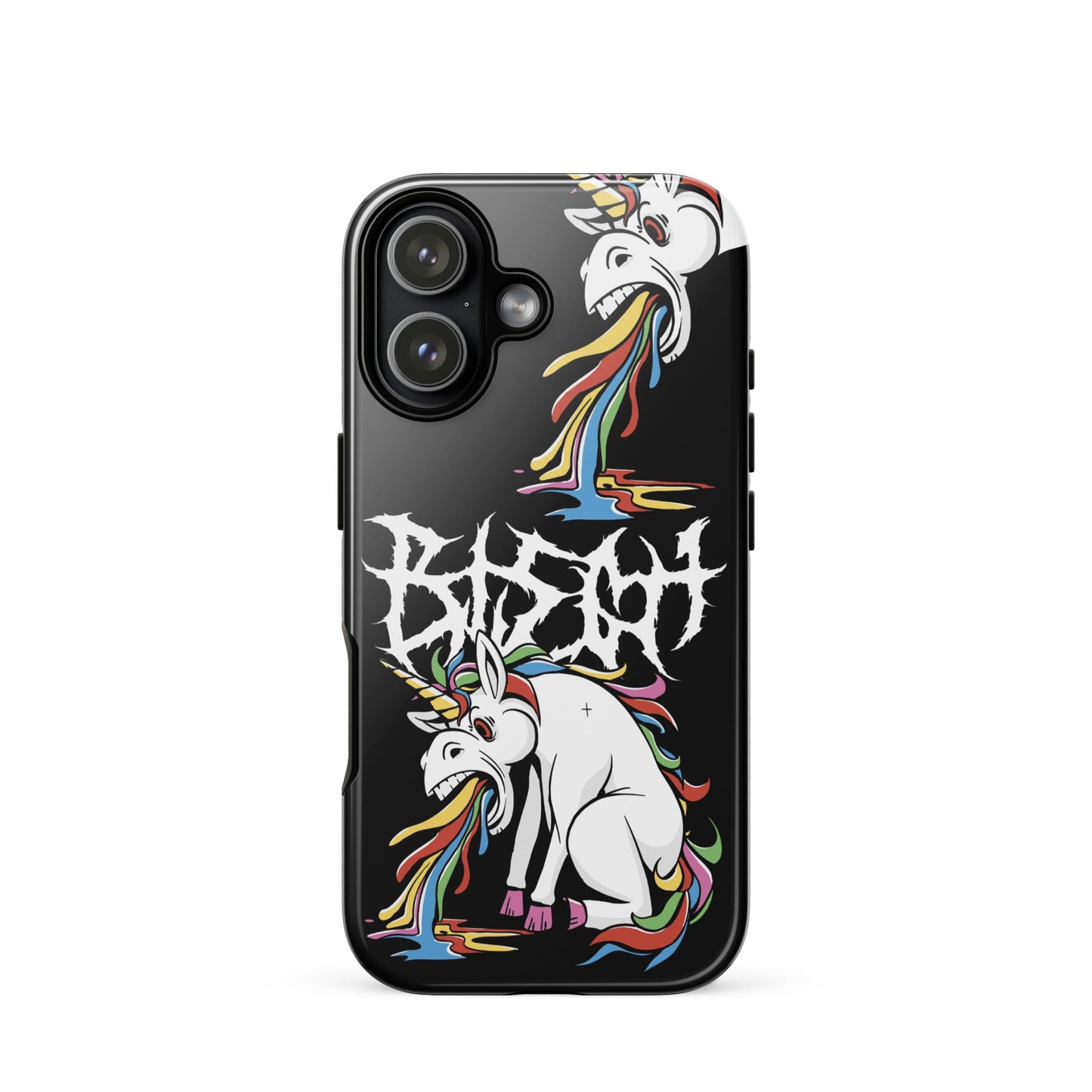 BLEGH Unicorn Vomit Tough iPhone Case