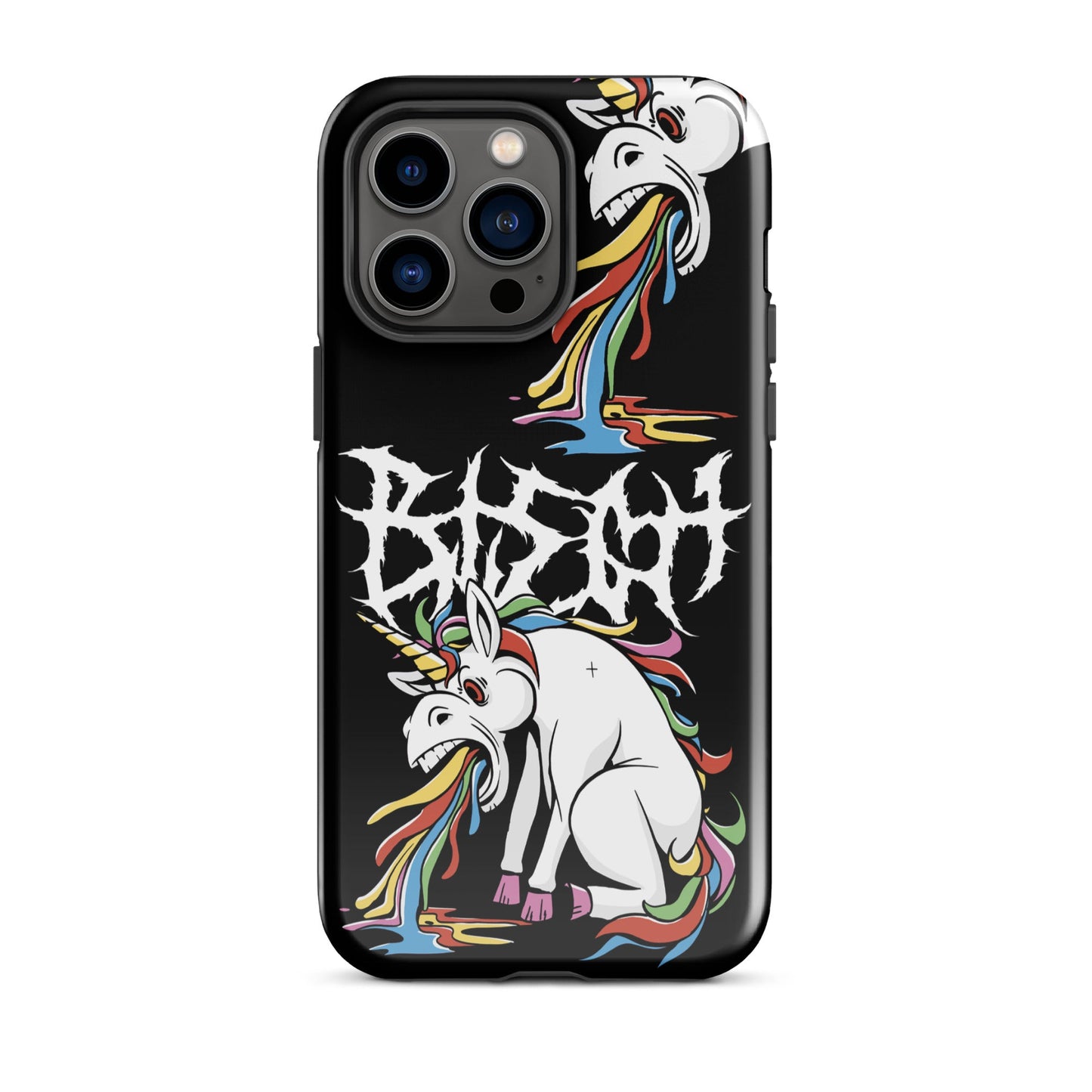 BLEGH Unicorn Vomit Tough iPhone Case