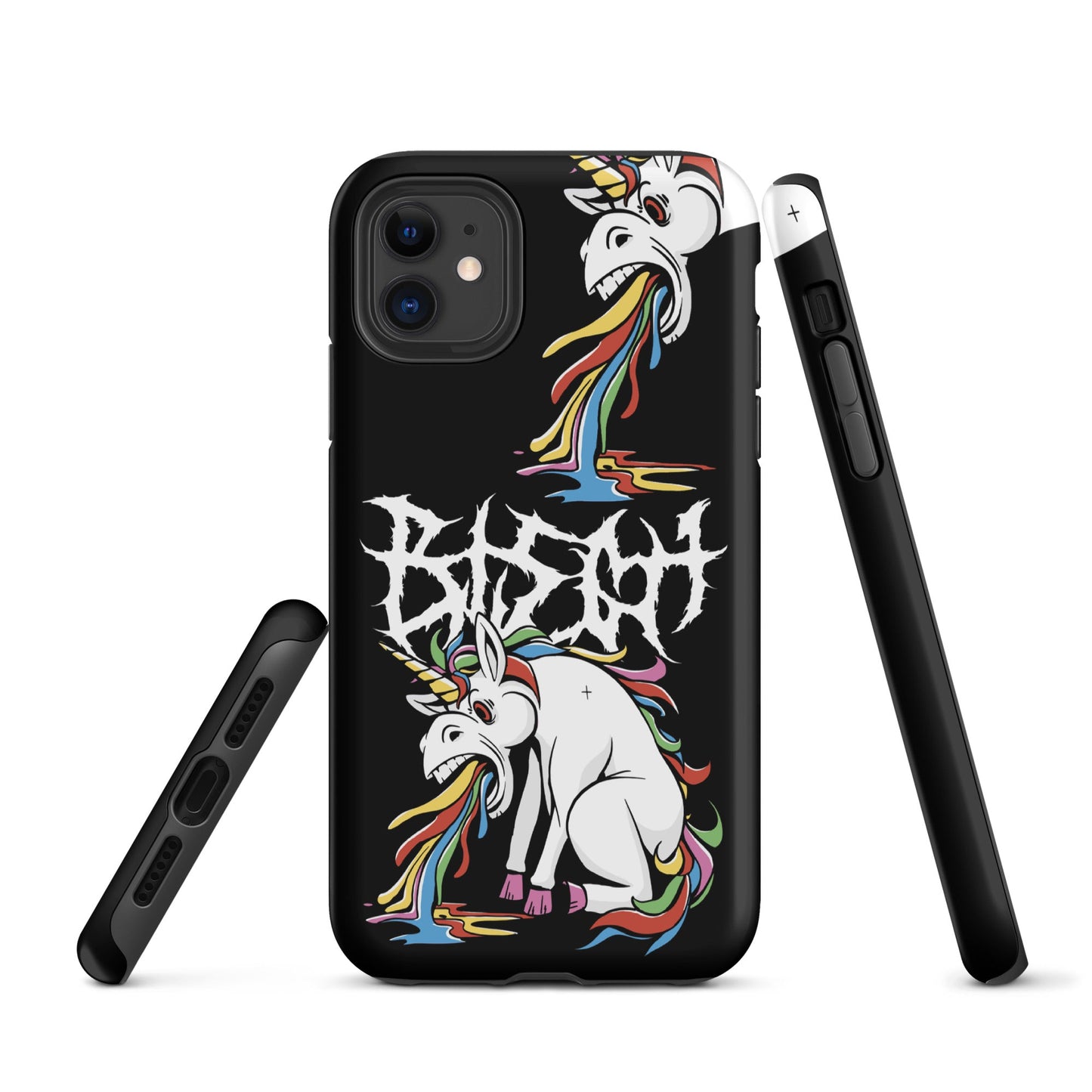 BLEGH Unicorn Vomit Tough iPhone Case