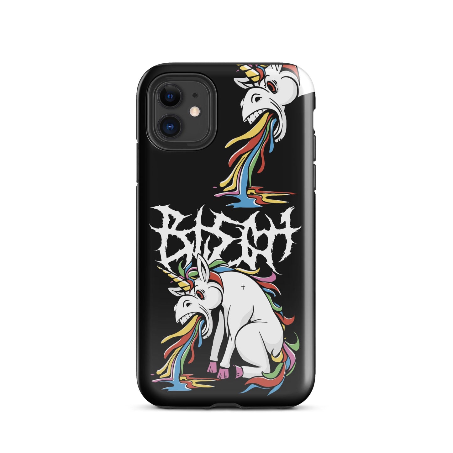 BLEGH Unicorn Vomit Tough iPhone Case