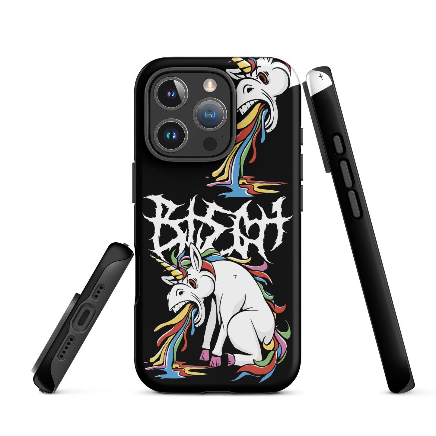 BLEGH Unicorn Vomit Tough iPhone Case