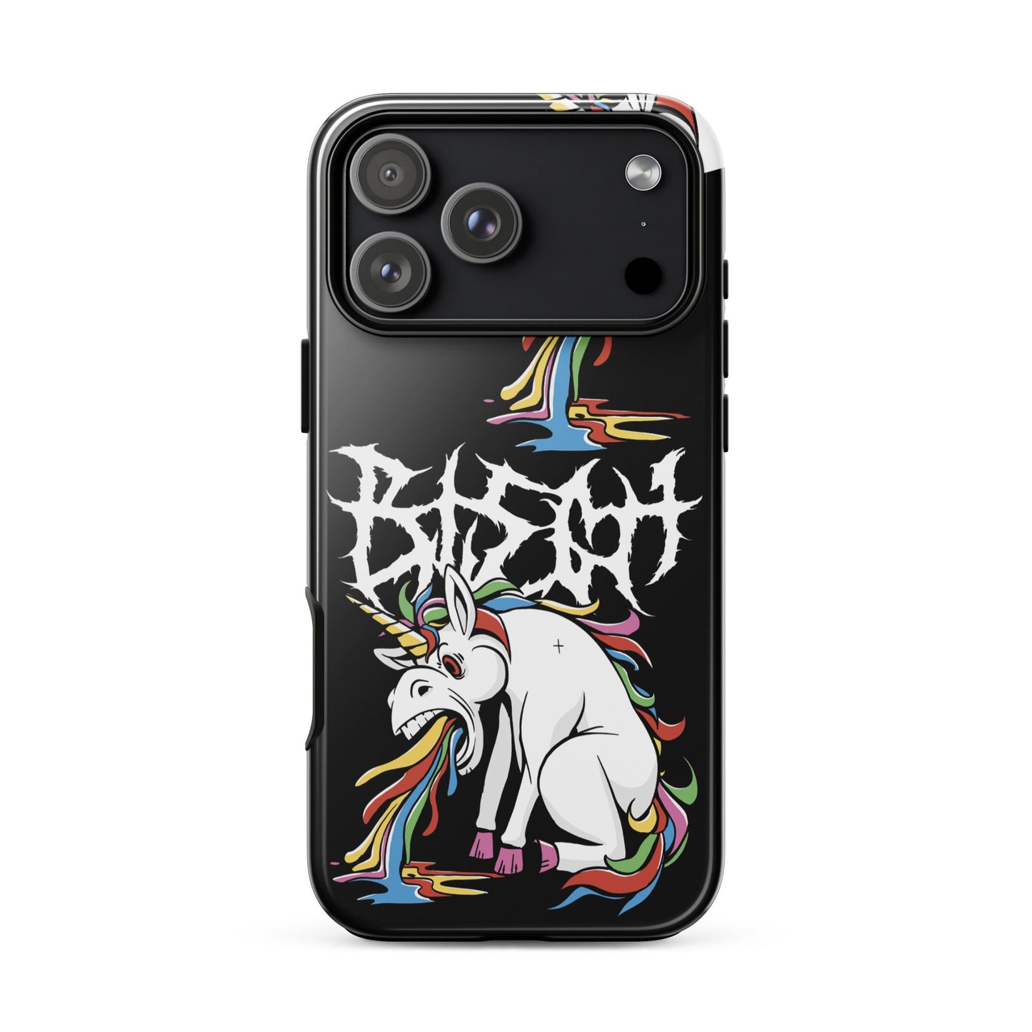 BLEGH Unicorn Vomit Tough iPhone Case