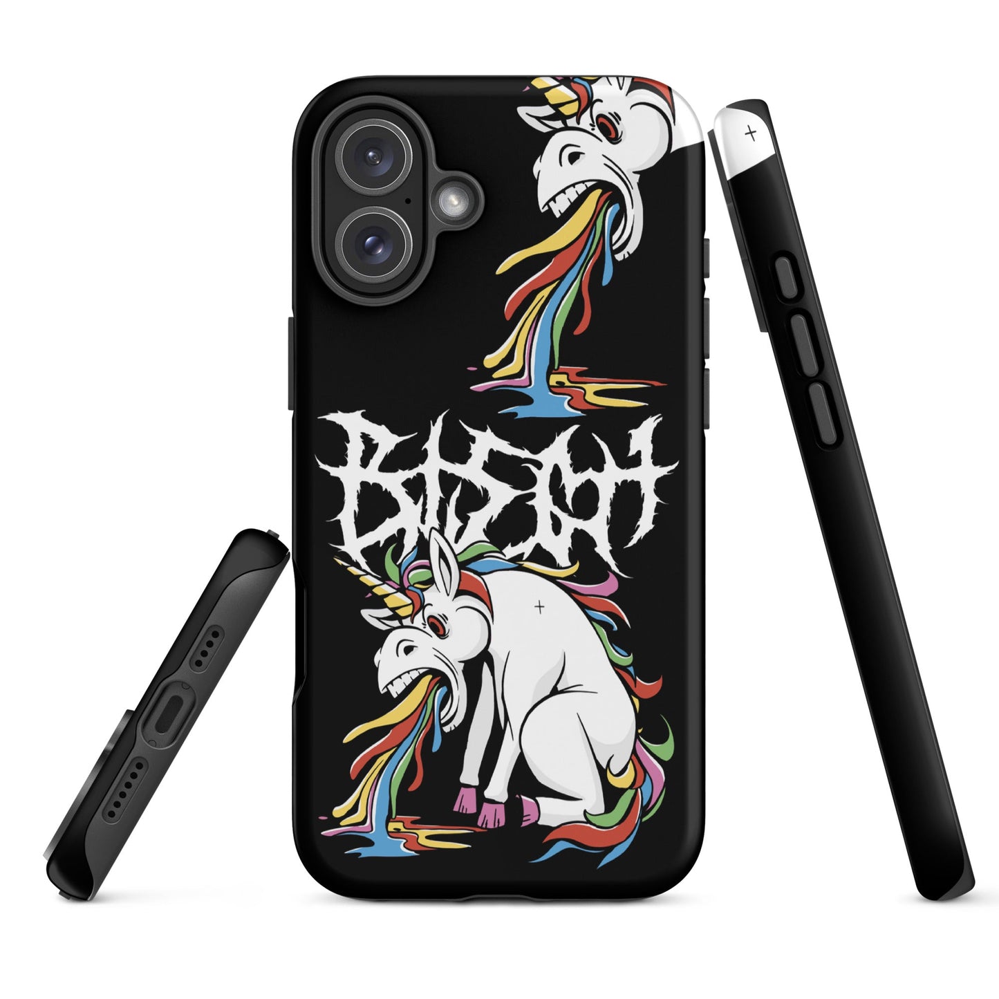 BLEGH Unicorn Vomit Tough iPhone Case