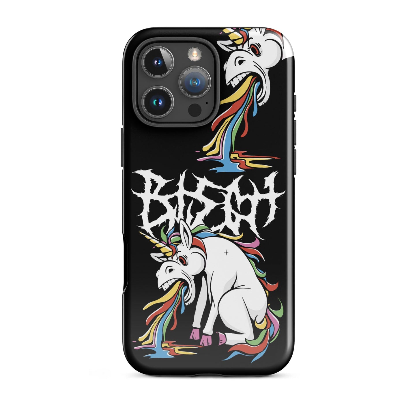 BLEGH Unicorn Vomit Tough iPhone Case