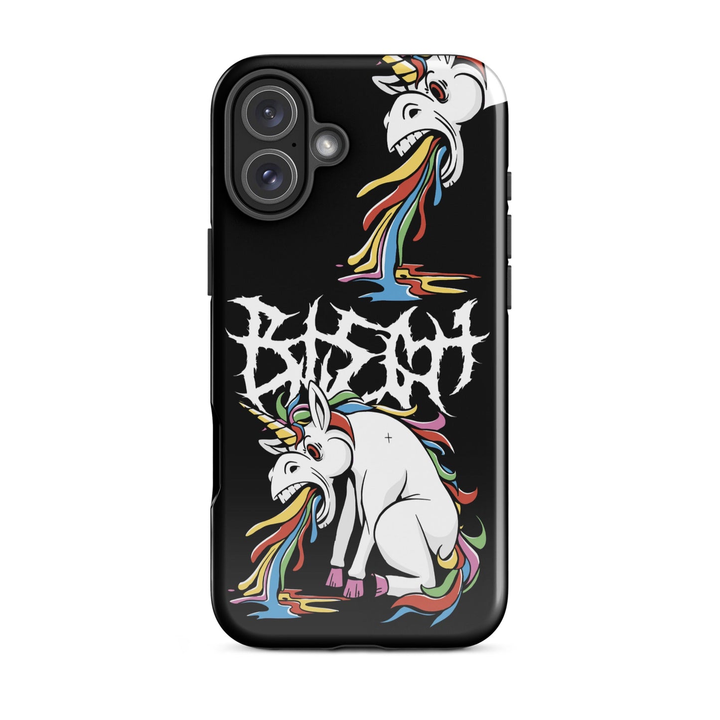 BLEGH Unicorn Vomit Tough iPhone Case