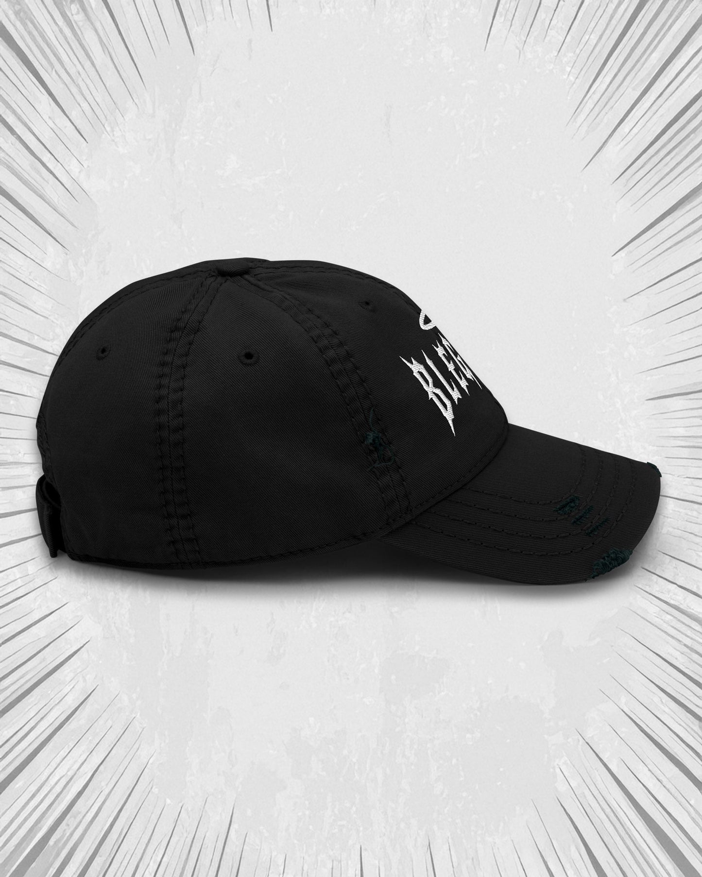 BLEGHSSED Distressed Dad Hat