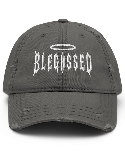 BLEGHSSED Distressed Dad Hat