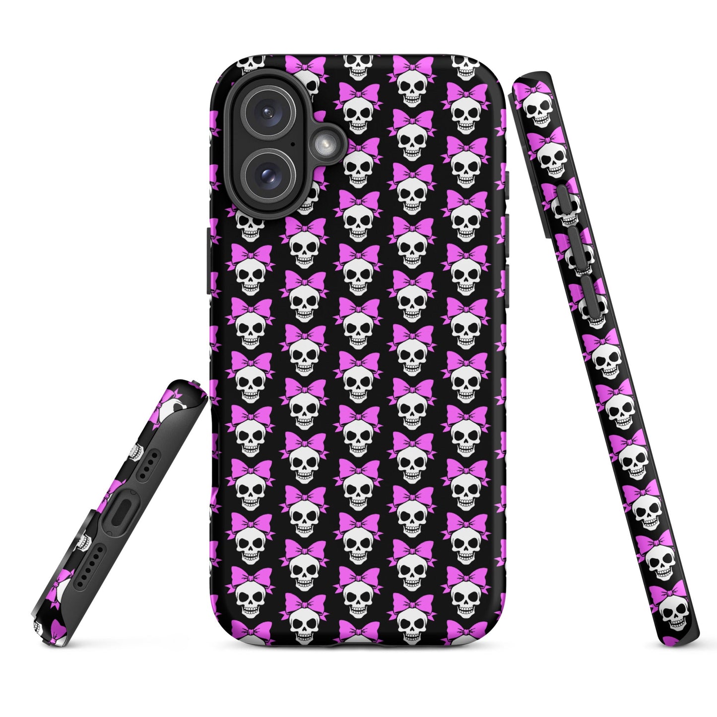 Bow Skull Tough Phone Case for iPhone®