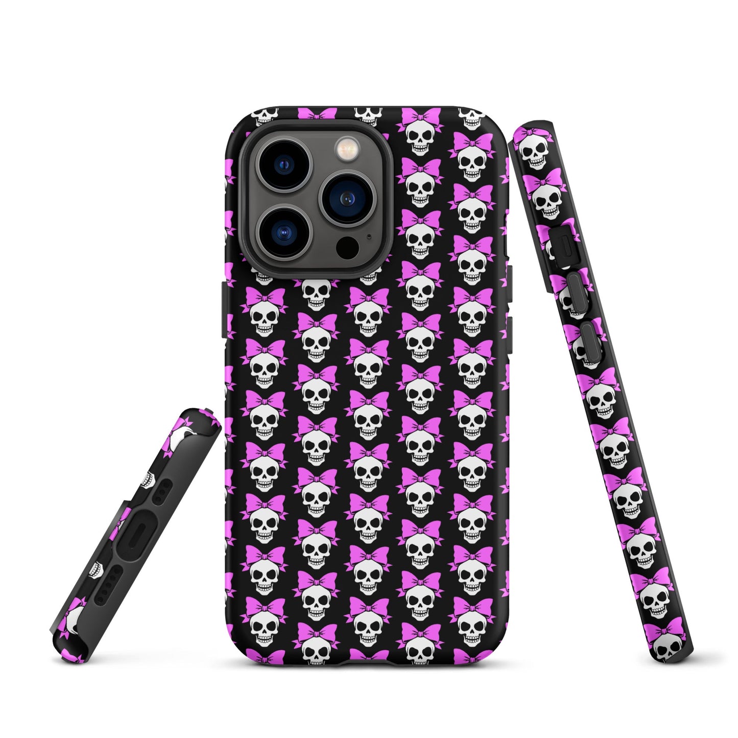 Bow Skull Tough Phone Case for iPhone®