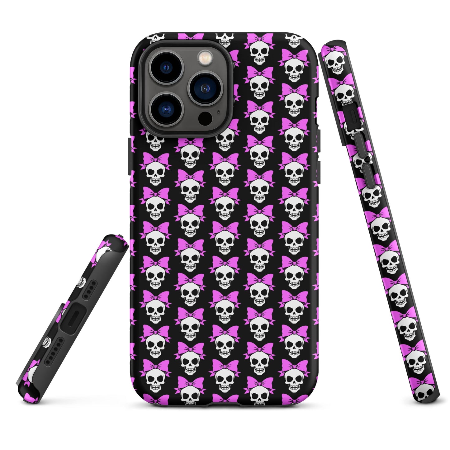Bow Skull Tough Phone Case for iPhone®