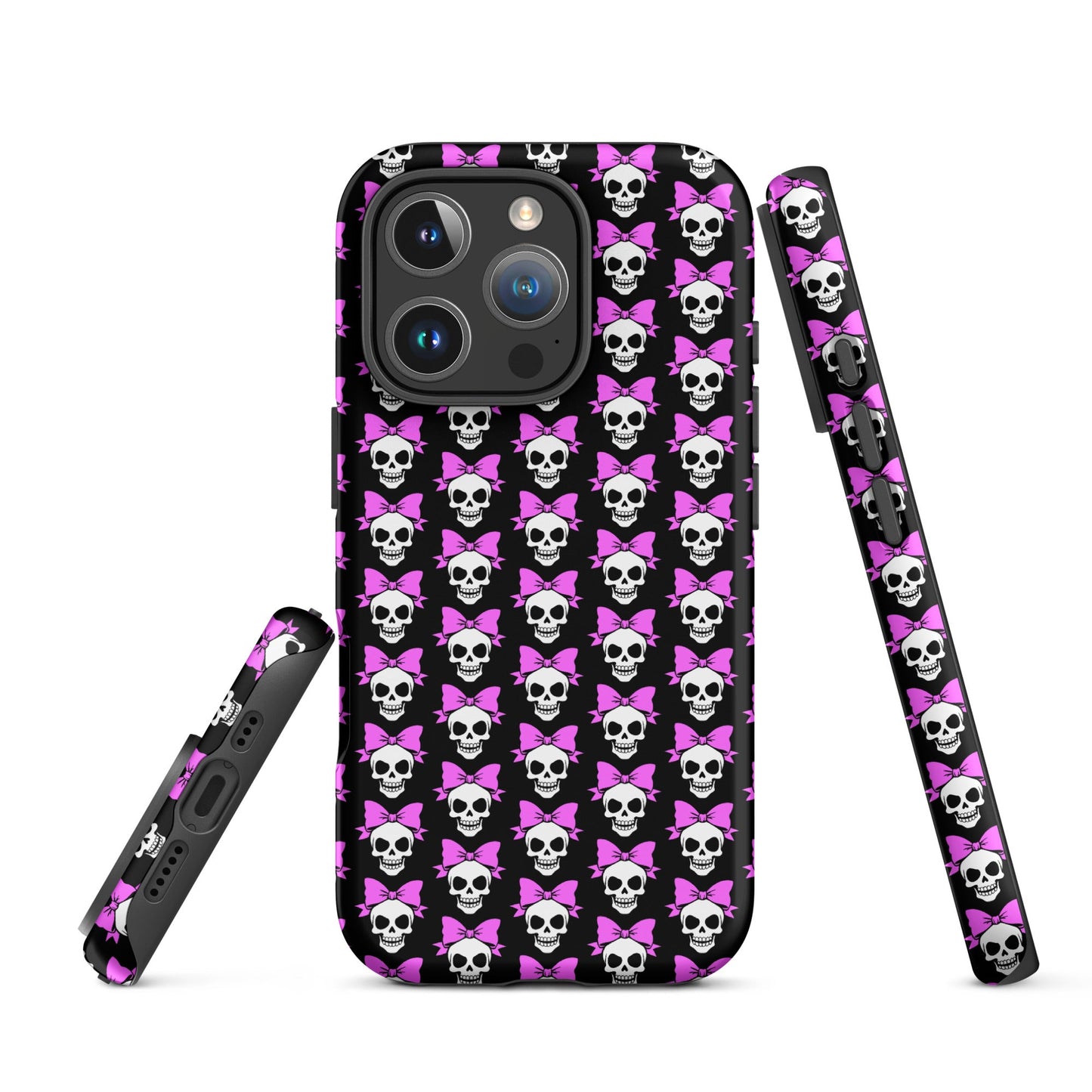 Bow Skull Tough Phone Case for iPhone®