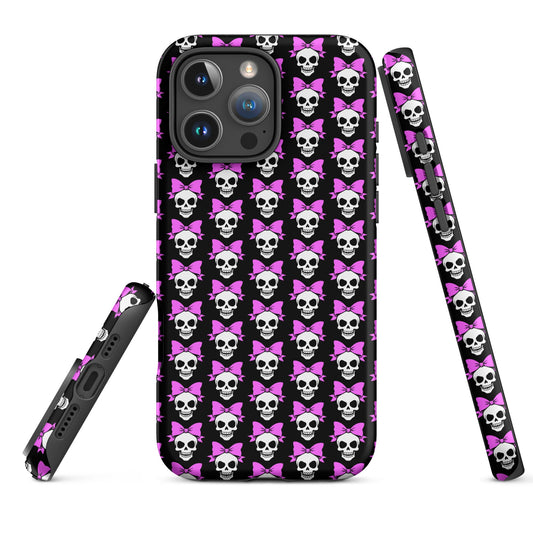 Bow Skull Tough Phone Case for iPhone®