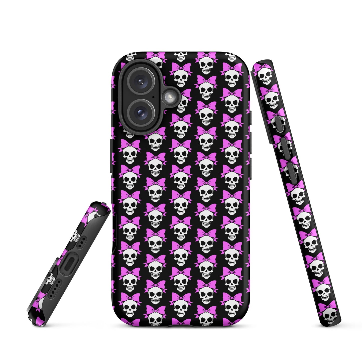 Bow Skull Tough Phone Case for iPhone®