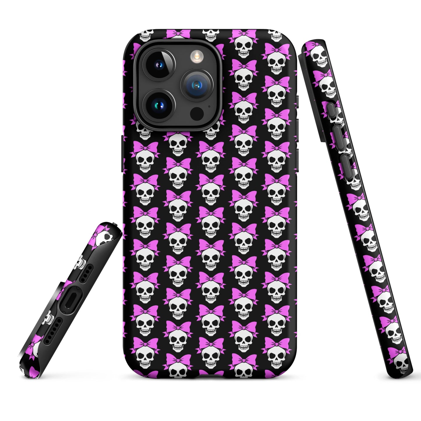 Bow Skull Tough Phone Case for iPhone®