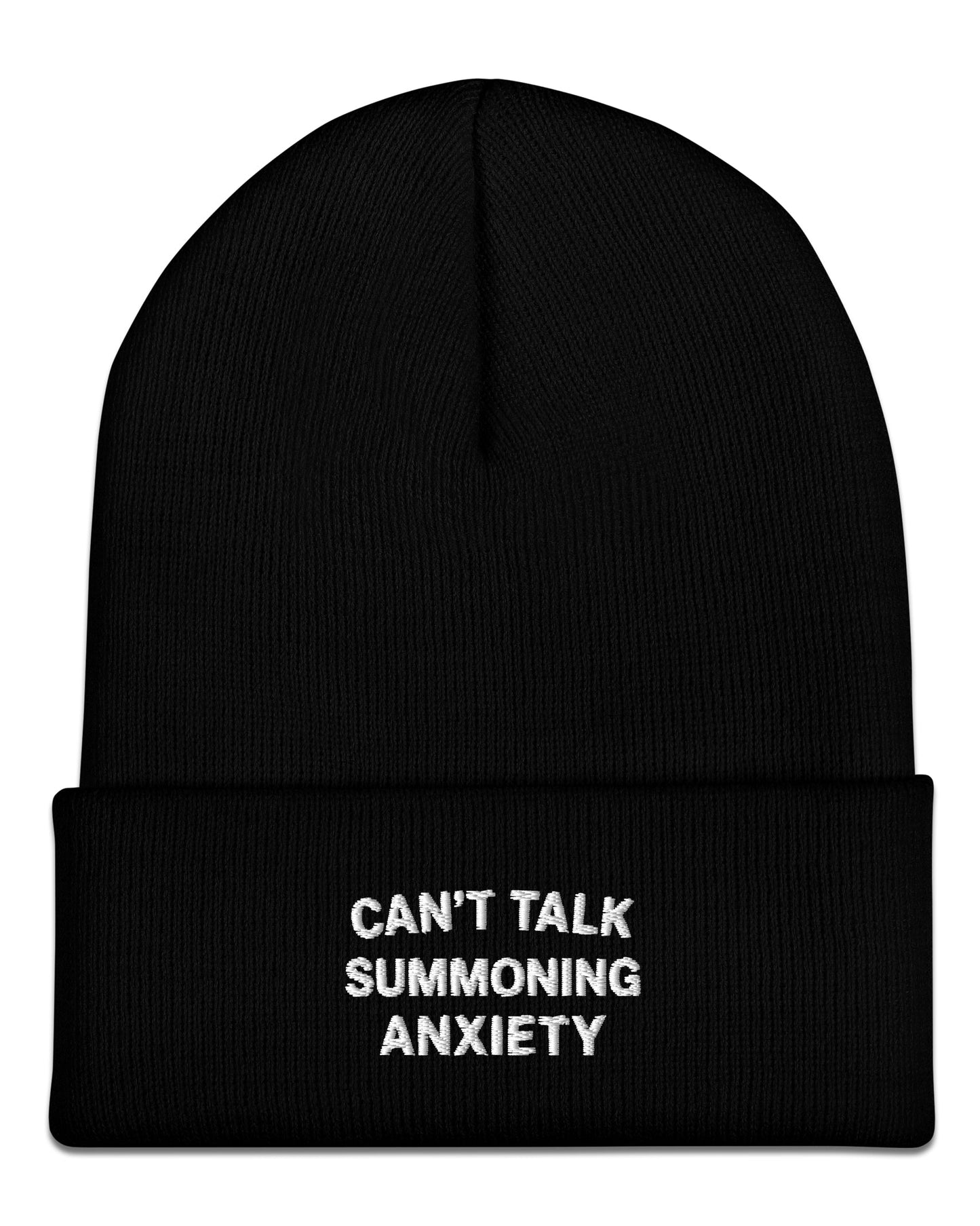 CAN’T TALK, SUMMONING ANXIETY Beanie