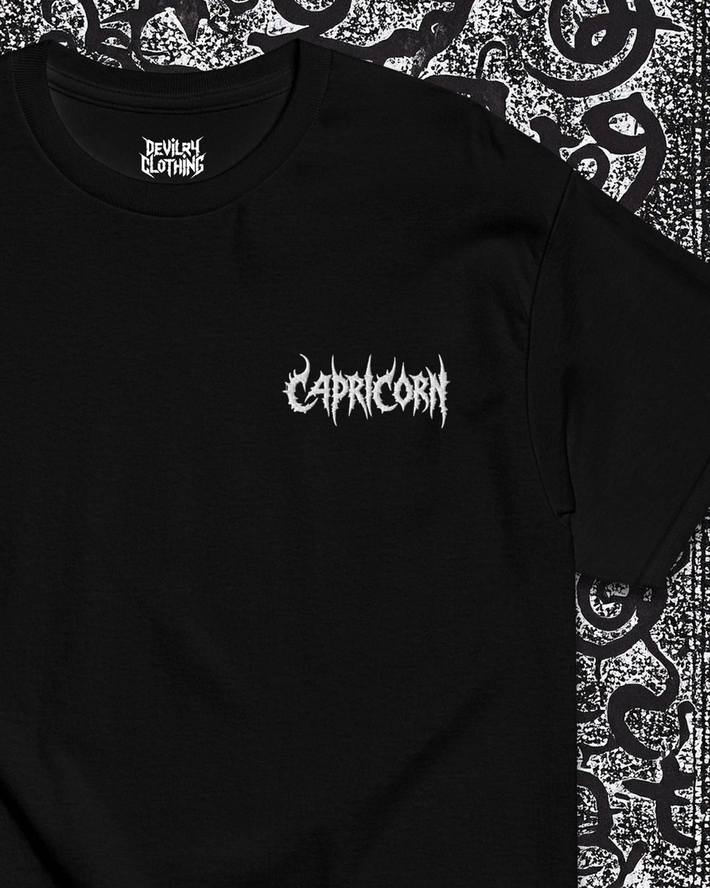 CAPRICORN Embroidered T-Shirt