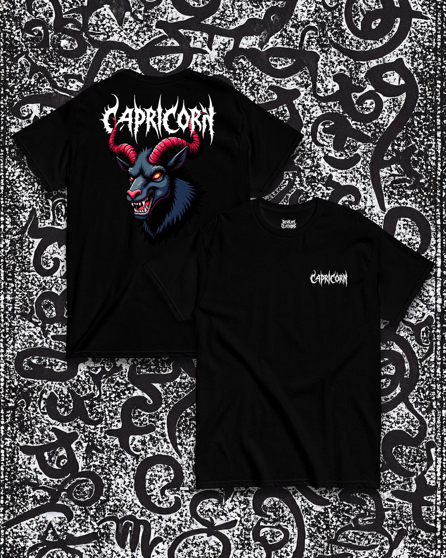 CAPRICORN Embroidered T-Shirt