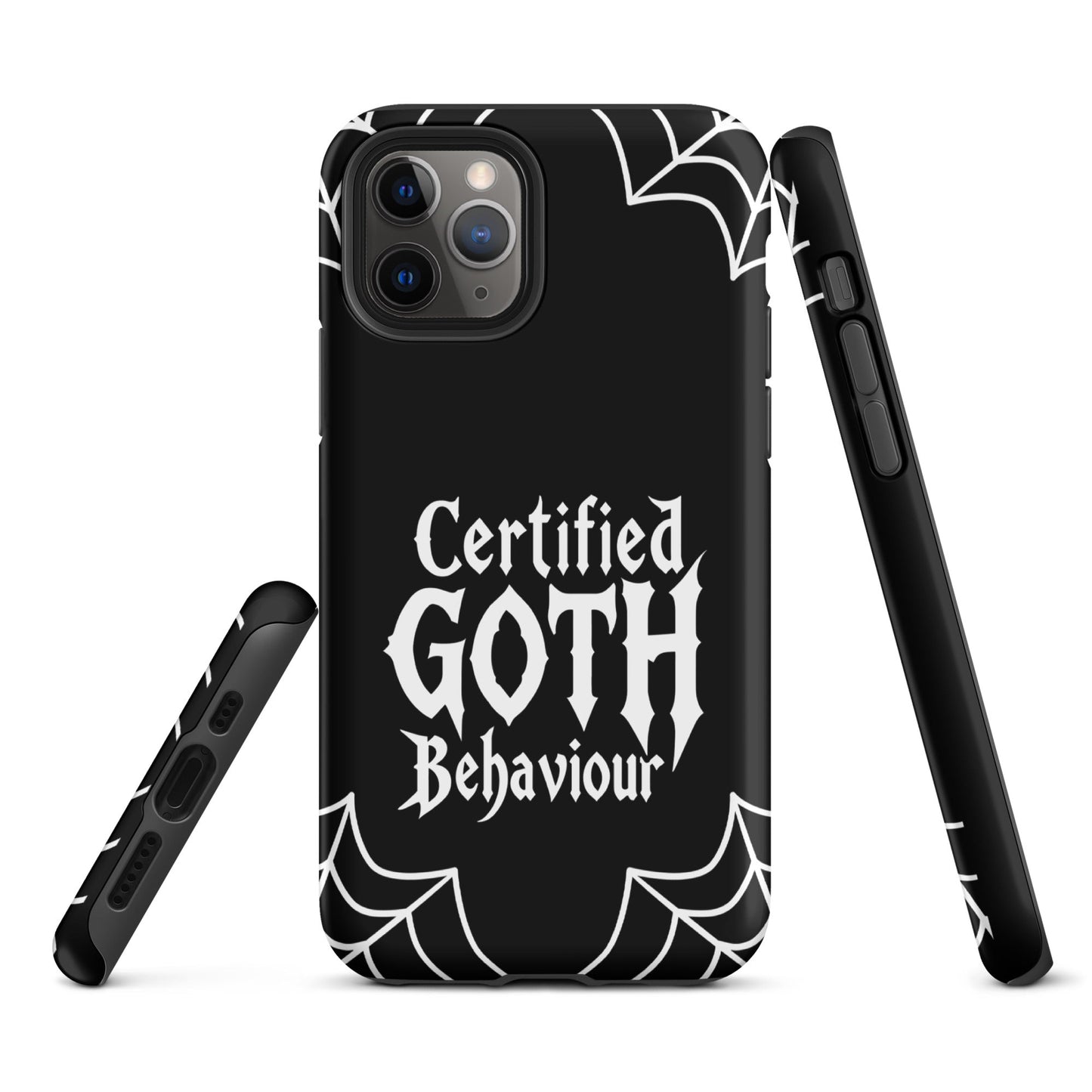 Certified Goth Behaviour Tough Phone Case for iPhone®