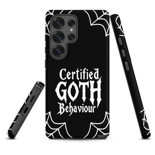 Certified Goth Behaviour Tough Phone Case for Samsung®