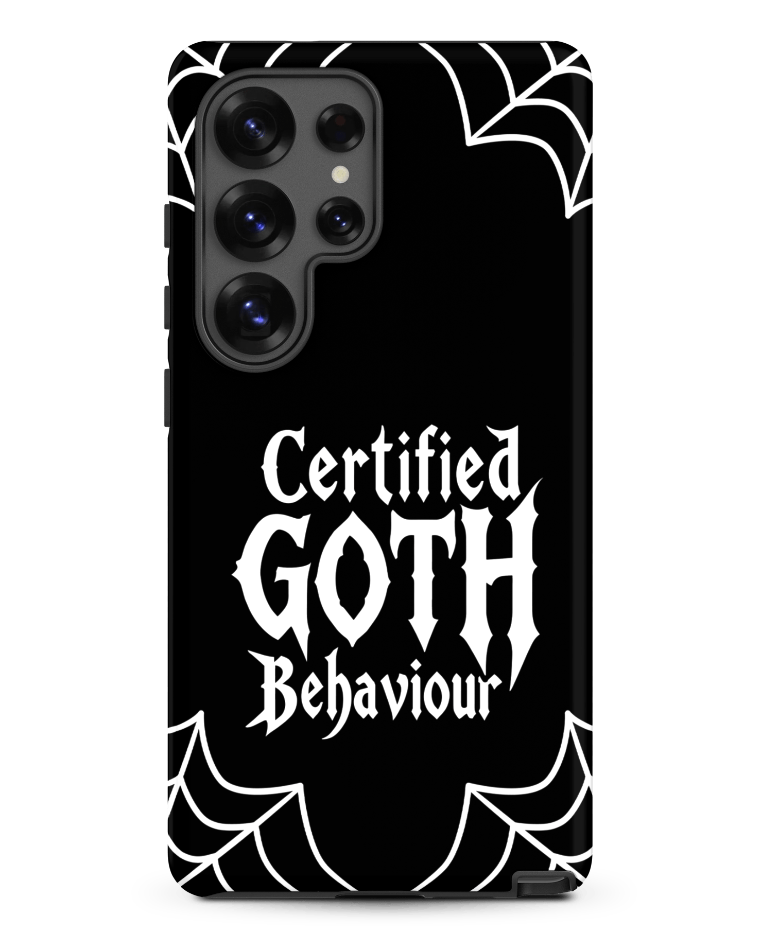 Certified GOTH Behaviour Samsung Case | Devilry Clothing Certified GOTH Behaviour Samsung Case | Devilry Clothing