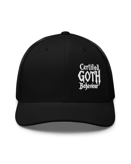 Certified GOTH Behaviour Trucker Cap