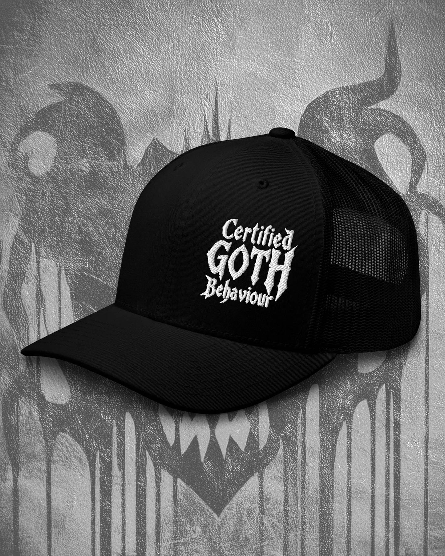 Certified GOTH Behaviour Trucker Cap