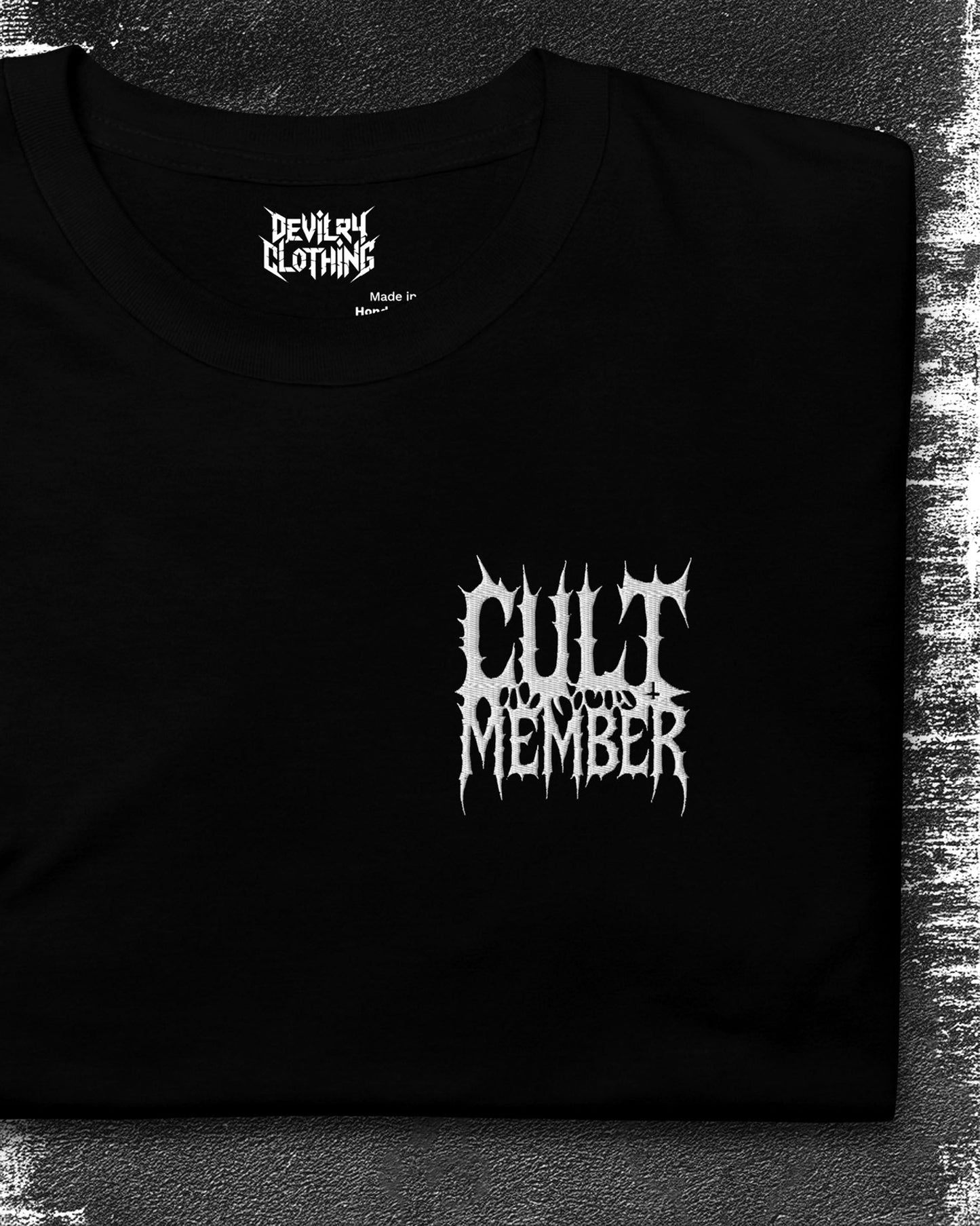 CULT MEMBER Embroidered T-Shirt