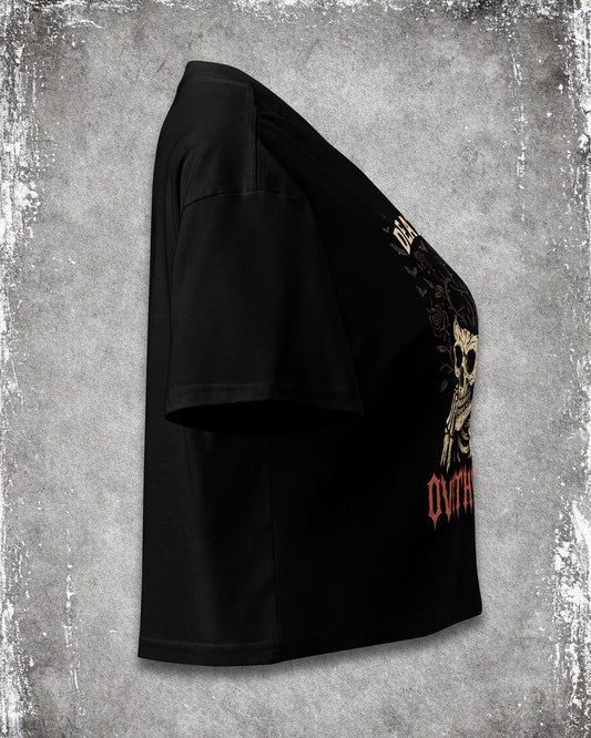 DEATH BY OVERTHINKING Crop Top