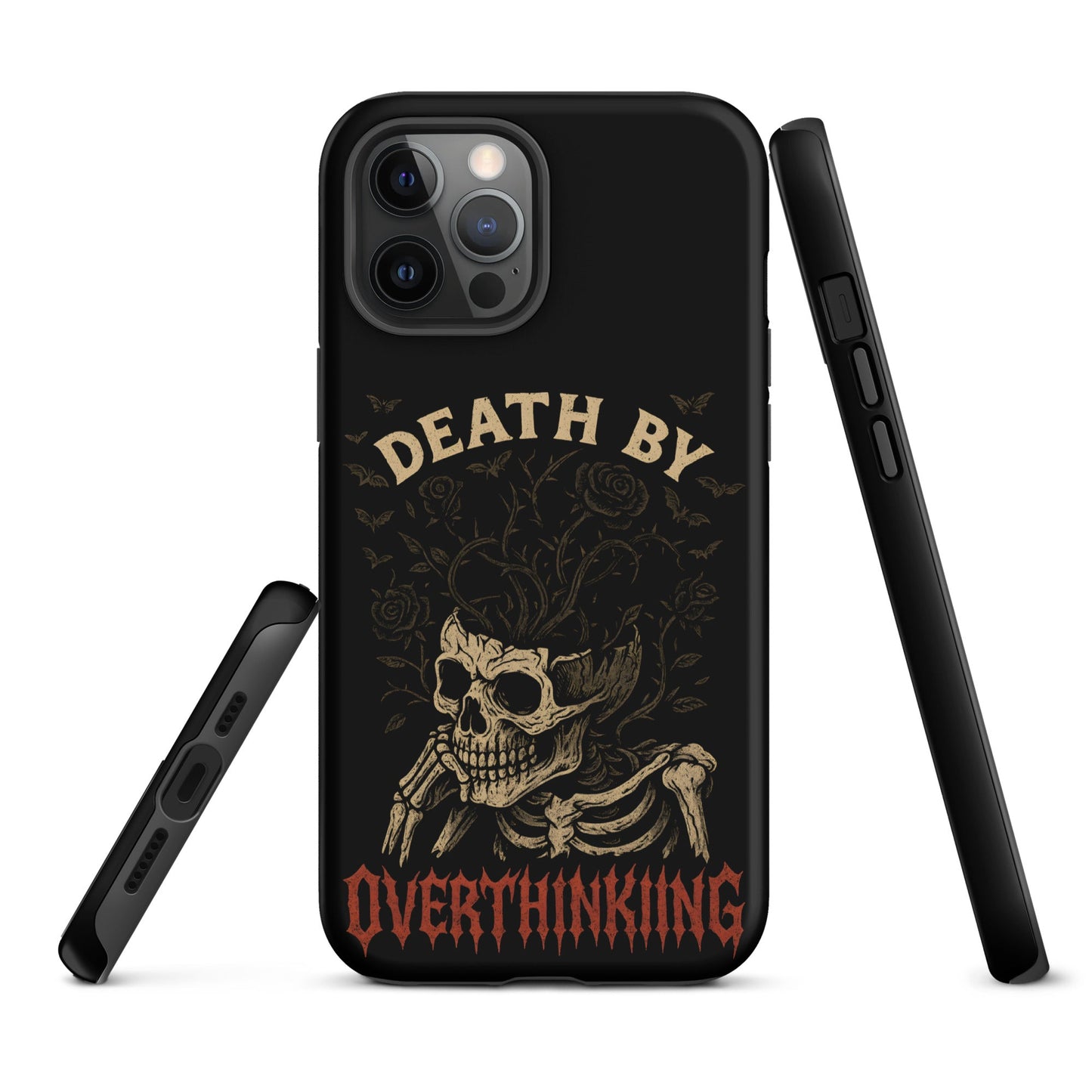DEATH BY OVERTHINKING Tough Phone Case for iPhone®