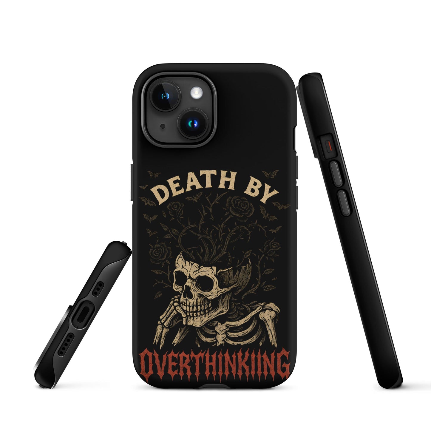 DEATH BY OVERTHINKING Tough Phone Case for iPhone®