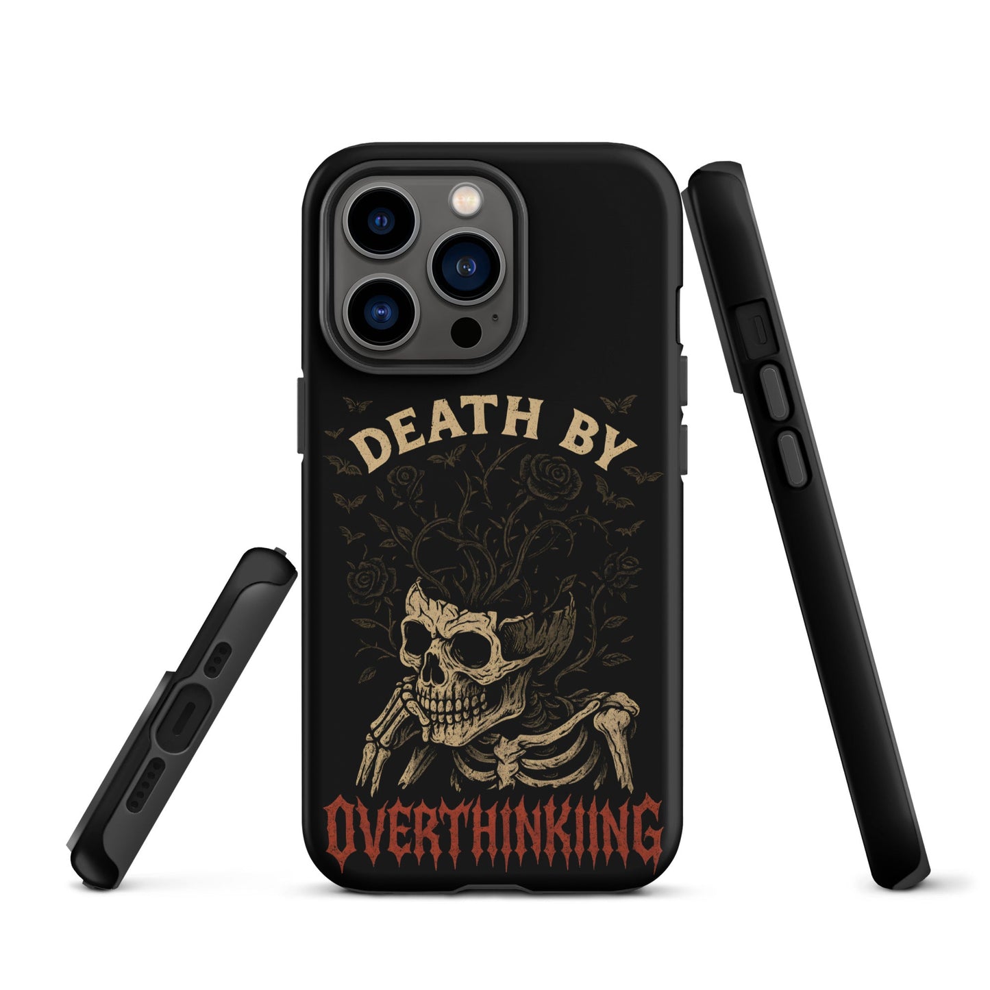 DEATH BY OVERTHINKING Tough Phone Case for iPhone®