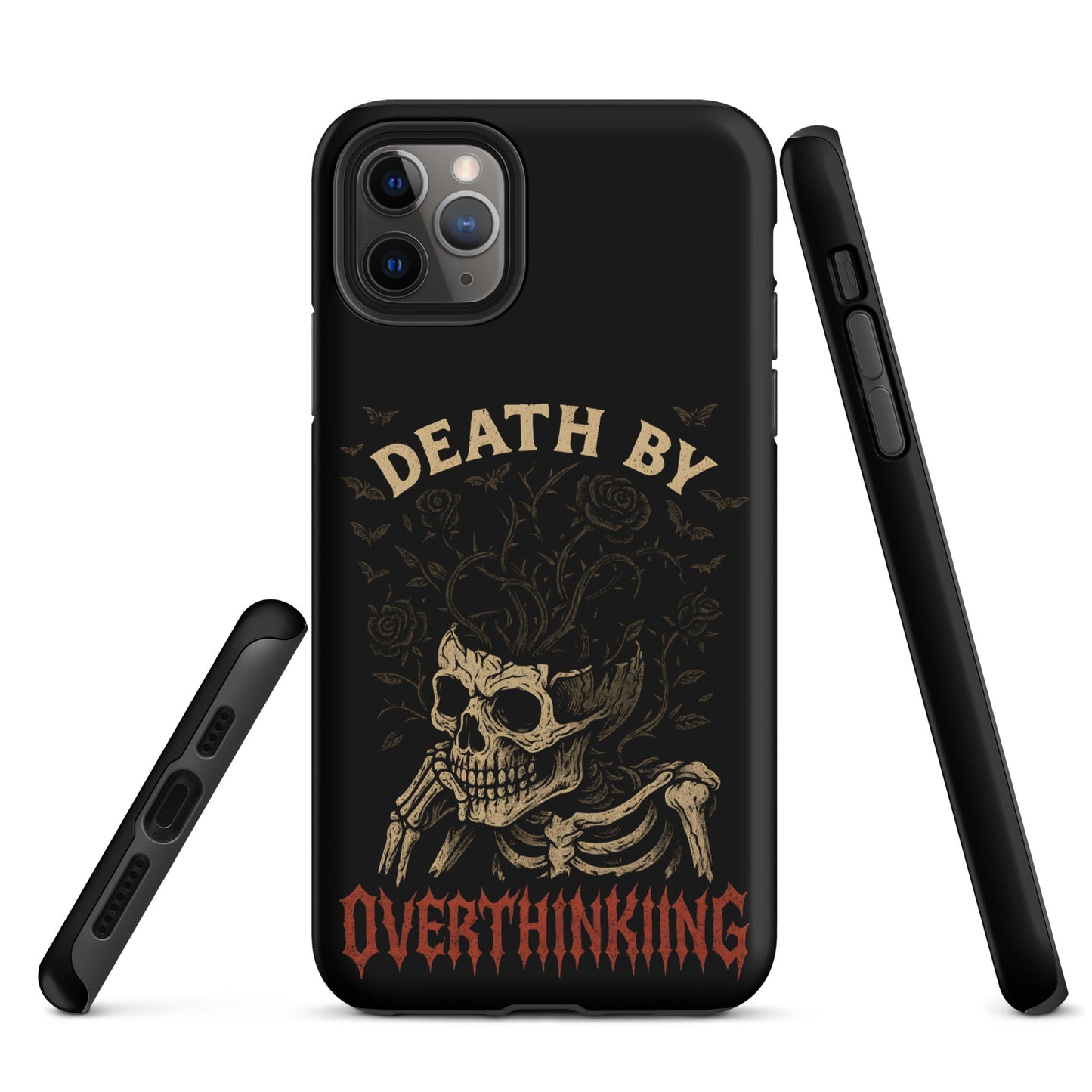 DEATH BY OVERTHINKING Tough Phone Case for iPhone®