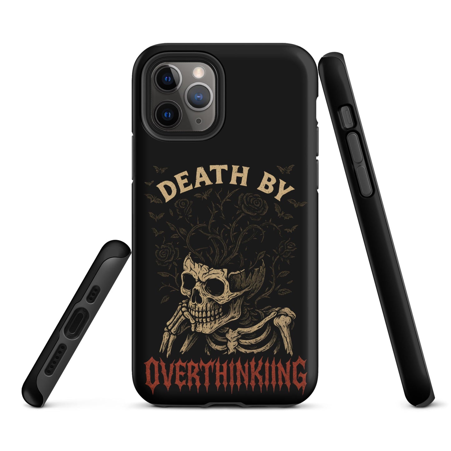 DEATH BY OVERTHINKING Tough Phone Case for iPhone®